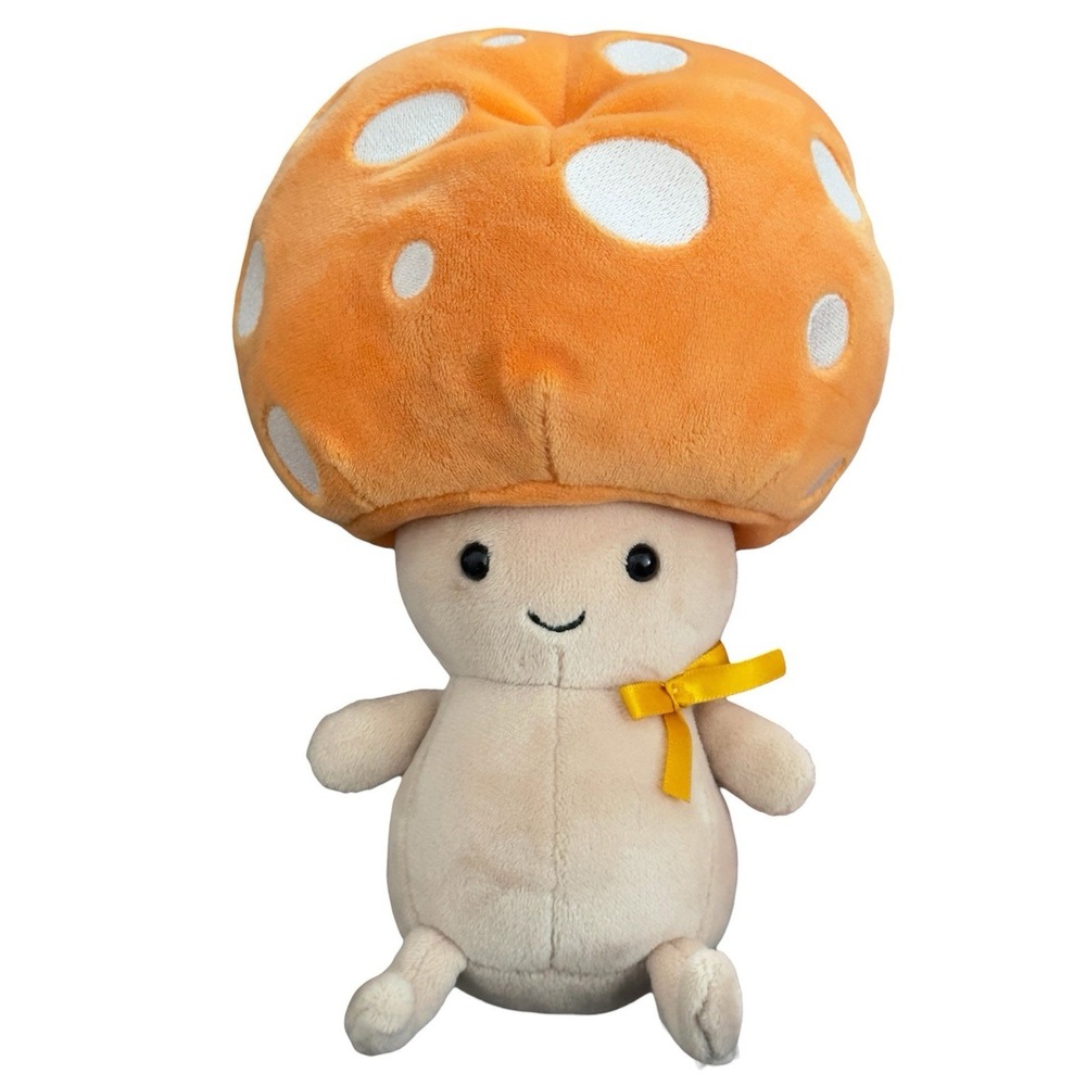 Jellycat Fun Guy Ozzie Retired Mushroom Toadstool Fungi 7.5" Plush